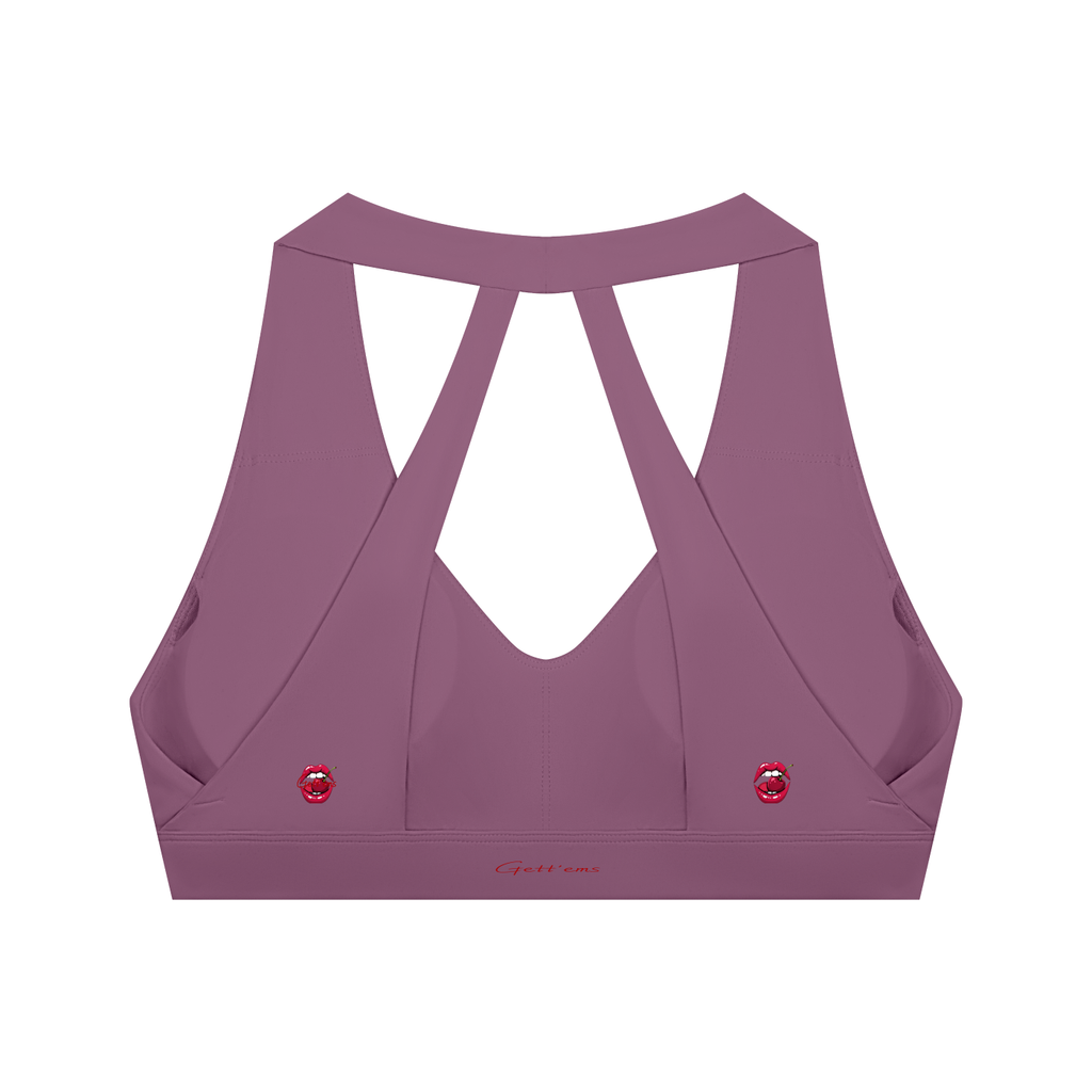 Women's Halter Cropped Sports Bra