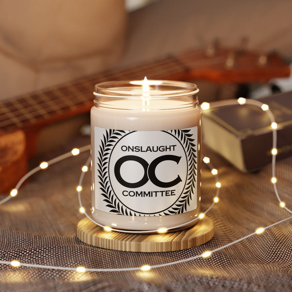 Onslaught Committee OC Logo Soy Candle — 9oz Scented Jar