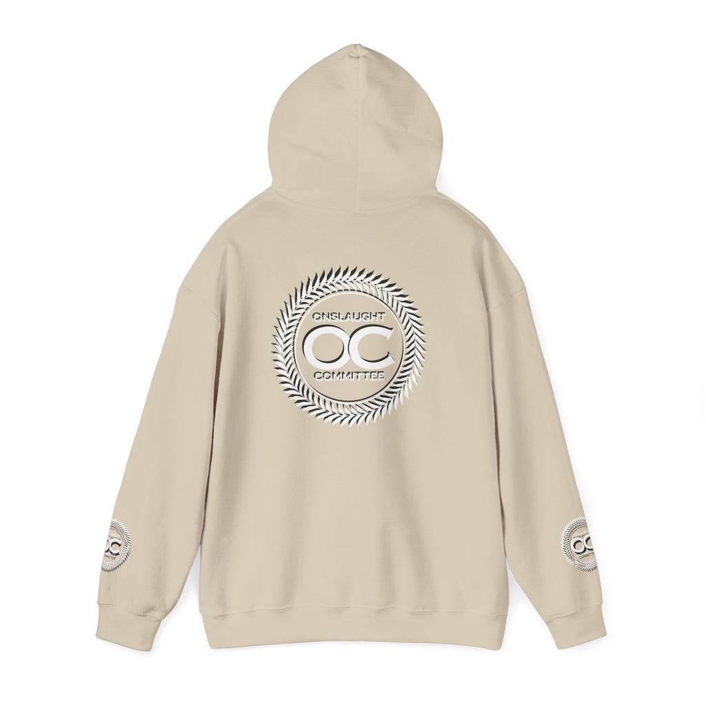 Onslaught Committee OC Logo Hoodie - Laurel Crest Graphic Sweatshirt