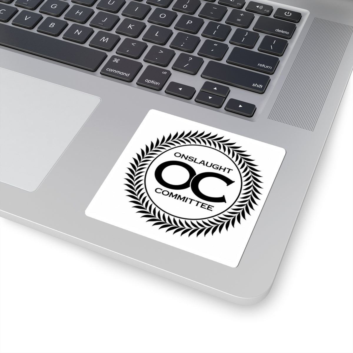 Onslaught Committee OC Logo Sticker — Kiss-Cut Vinyl Logo Decal