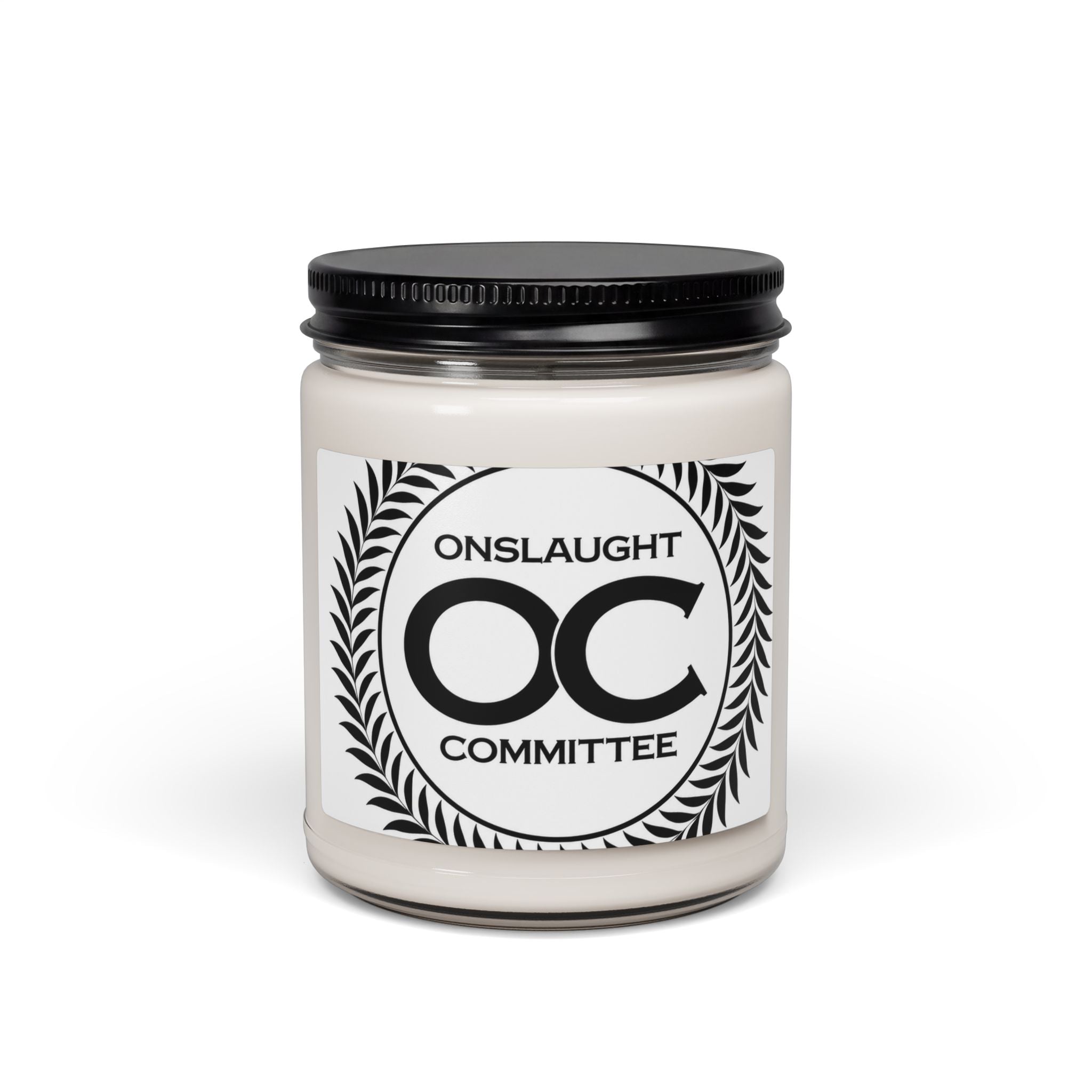 Onslaught Committee OC Logo Soy Candle — 9oz Scented Jar