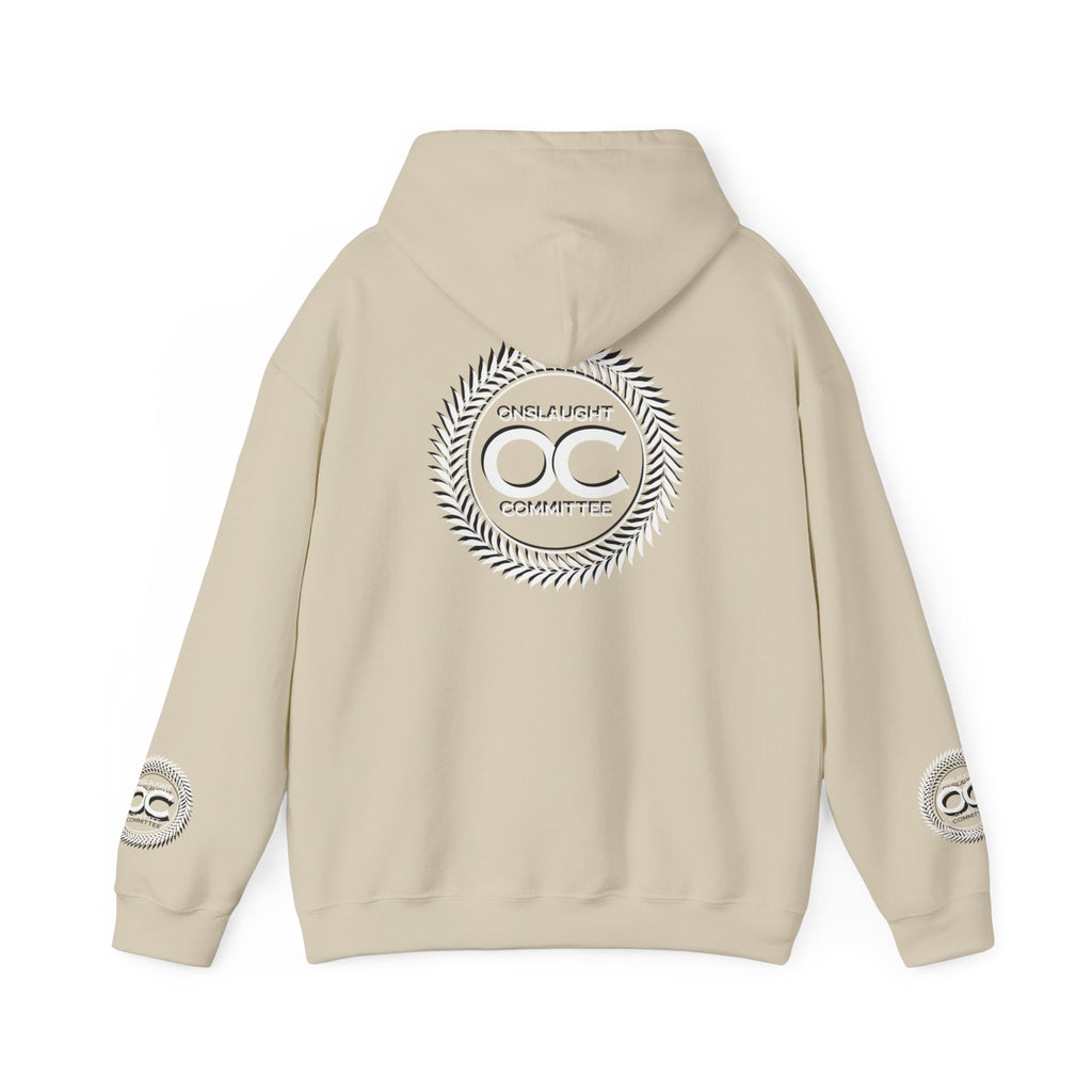 Onslaught Committee OC Logo Hoodie - Laurel Crest Graphic Sweatshirt