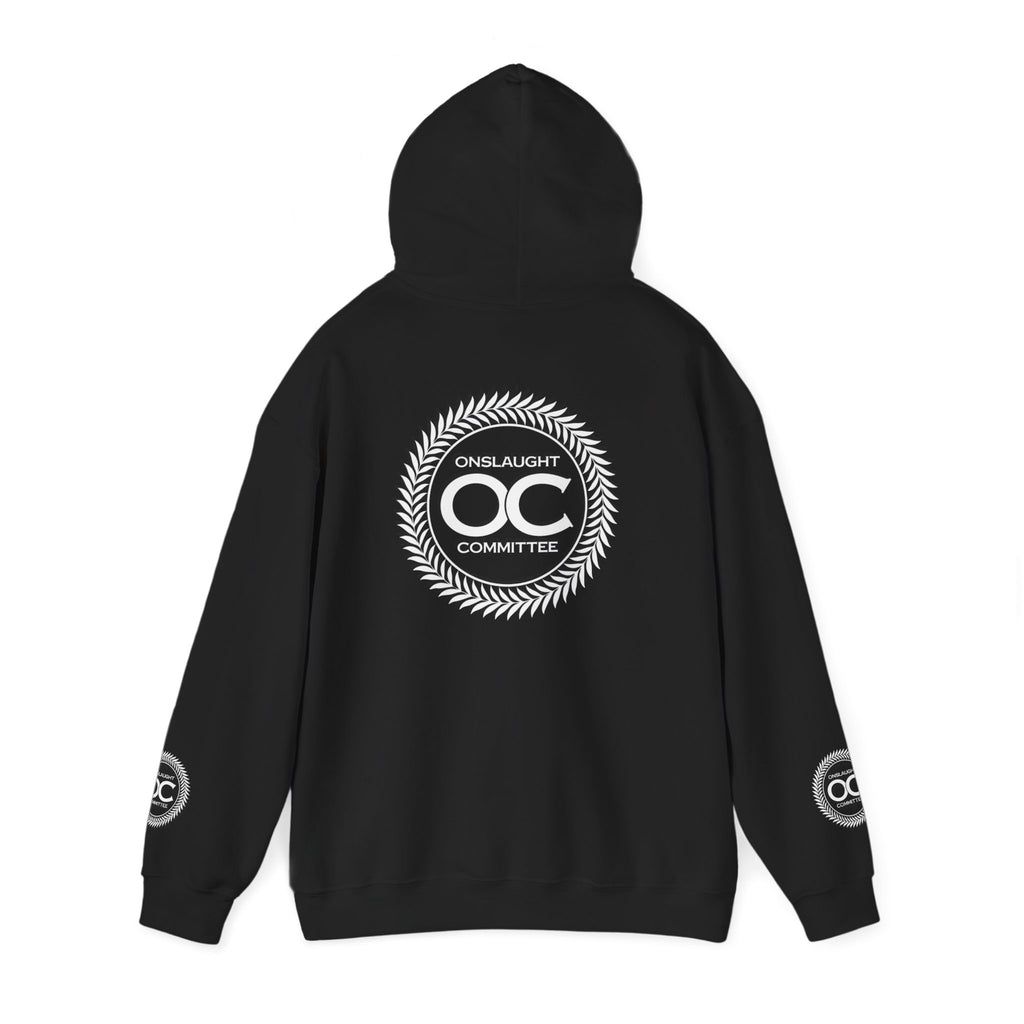 Onslaught Committee OC Logo Hoodie - Laurel Crest Graphic Sweatshirt