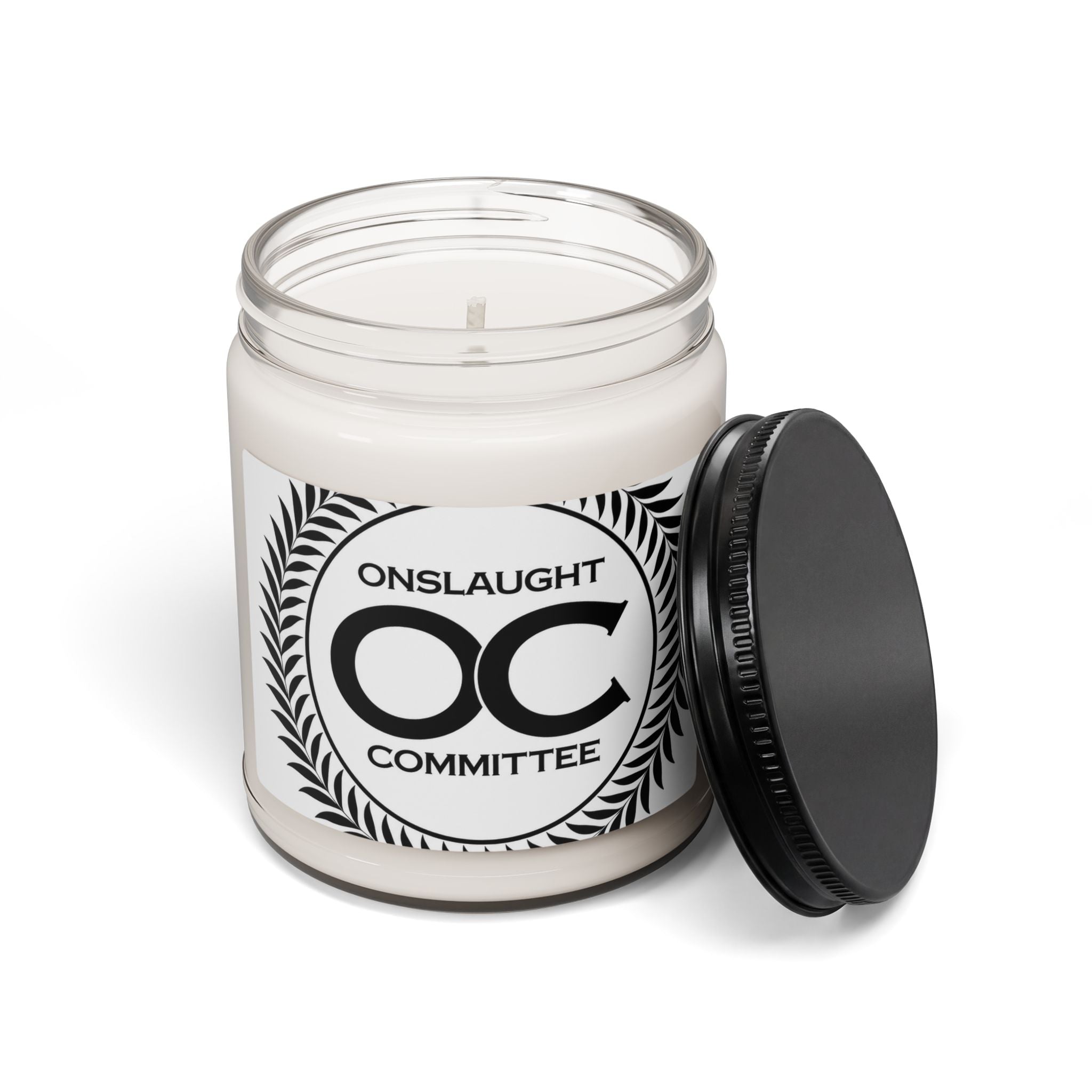 Onslaught Committee OC Logo Soy Candle — 9oz Scented Jar