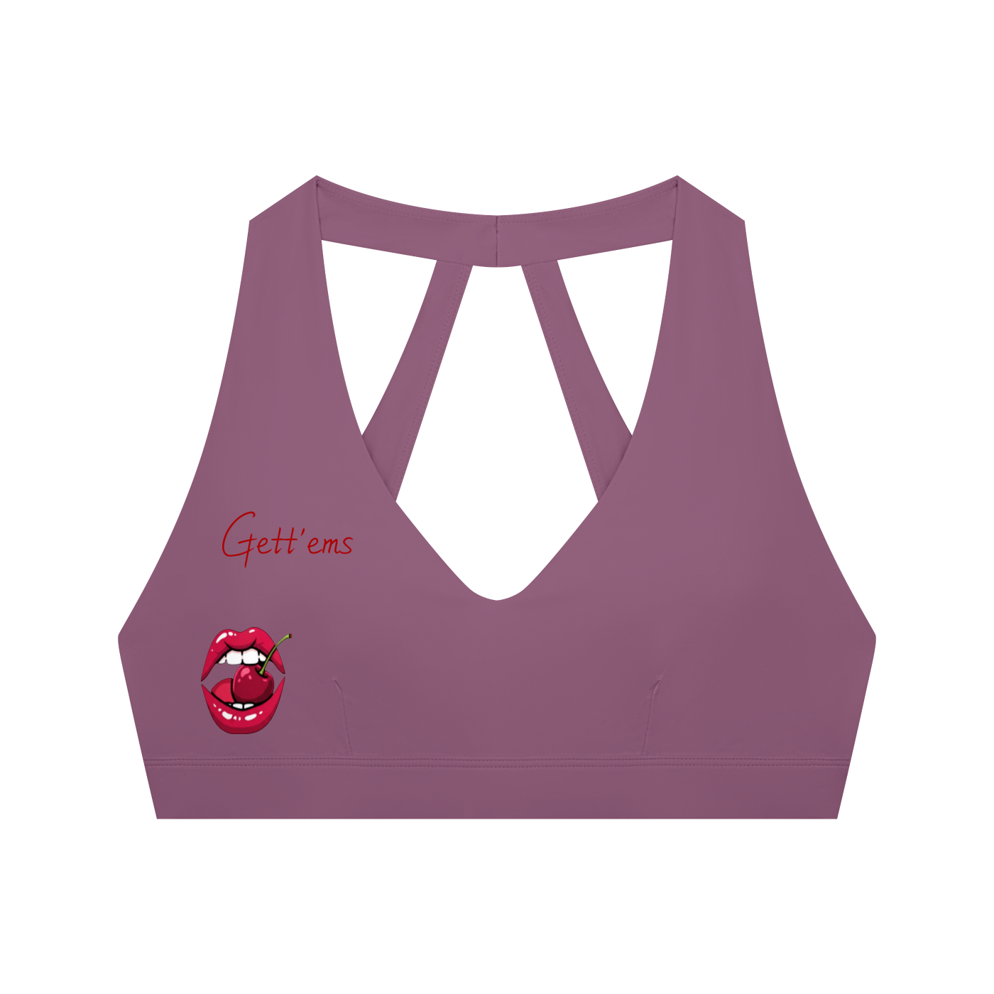 Women's Halter Cropped Sports Bra