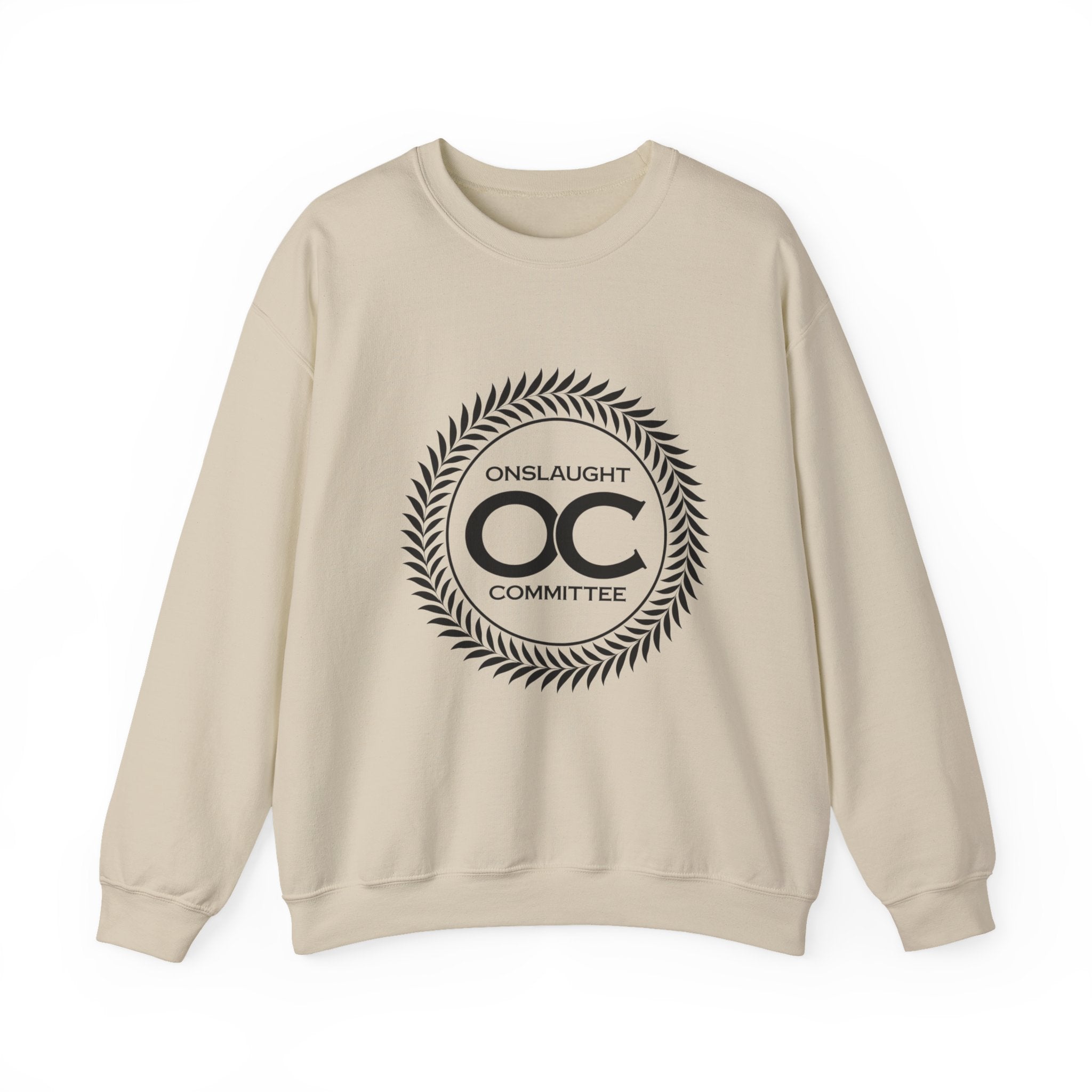 Crewneck Sweatshirt — Onslaught Committee OC Laurel Logo