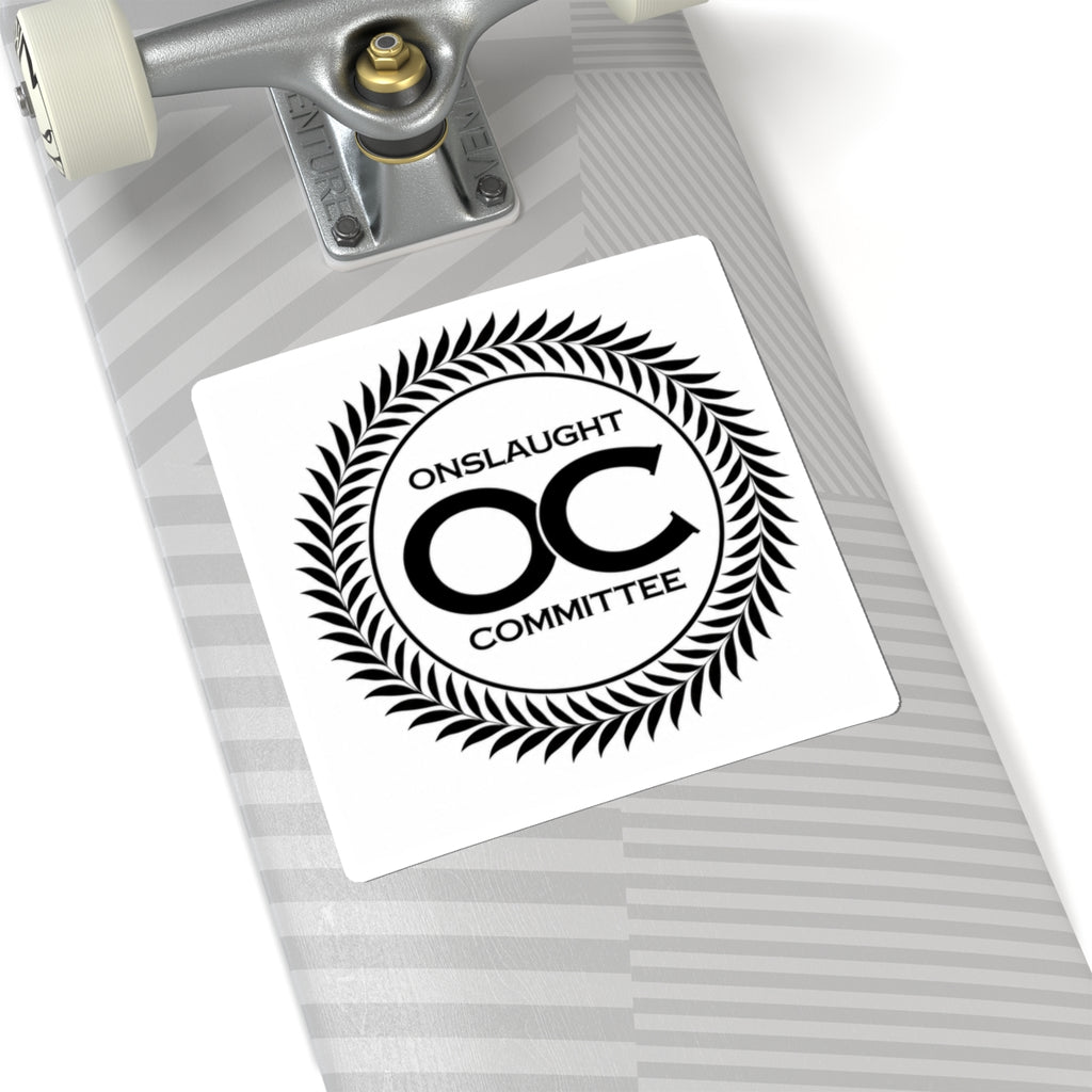 Onslaught Committee OC Logo Sticker — Kiss-Cut Vinyl Logo Decal