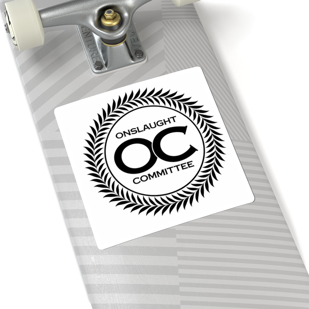 Onslaught Committee OC Logo Sticker — Kiss-Cut Vinyl Logo Decal