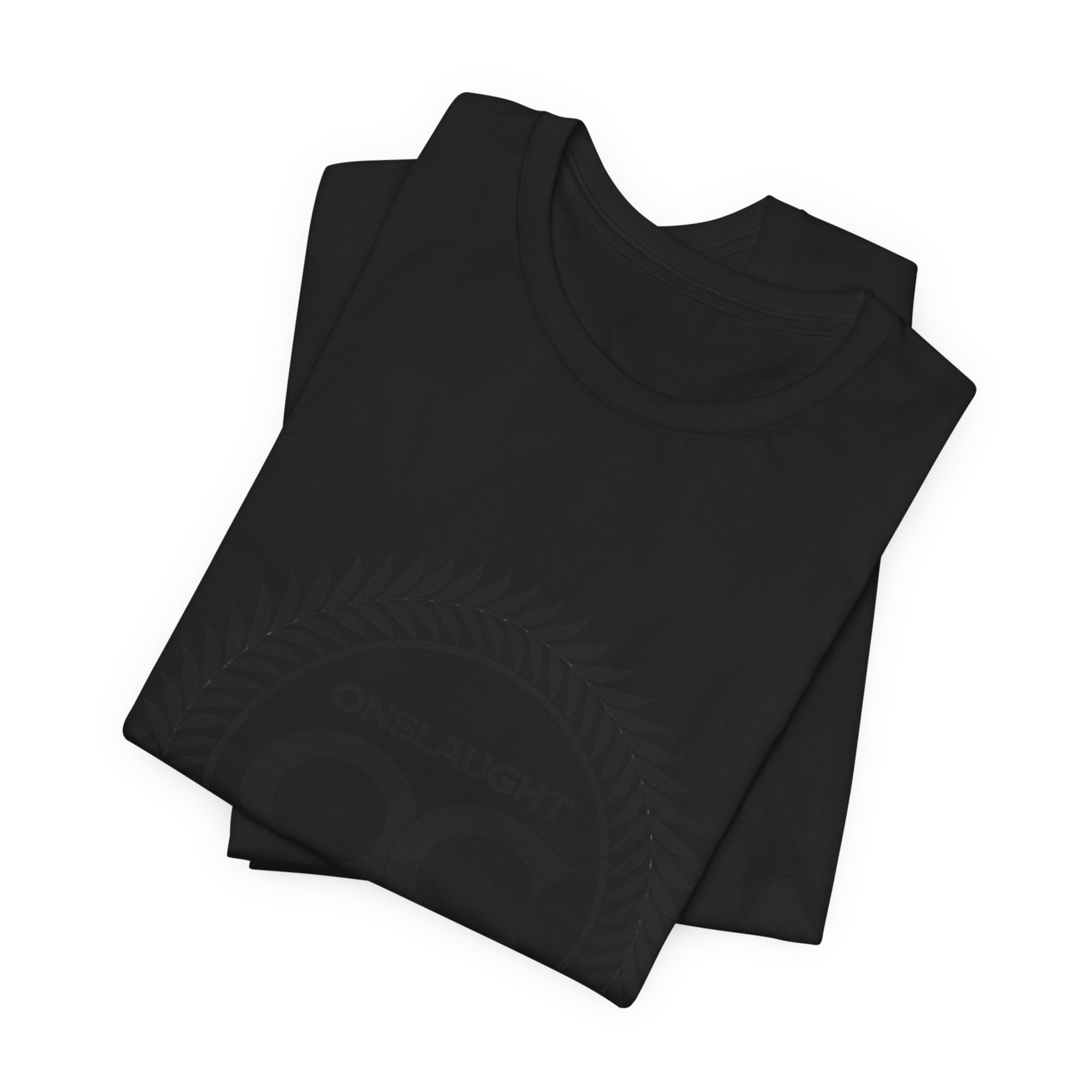 Onslaught Committee OC Logo T-Shirt — Minimalist Laurel Crest Tee