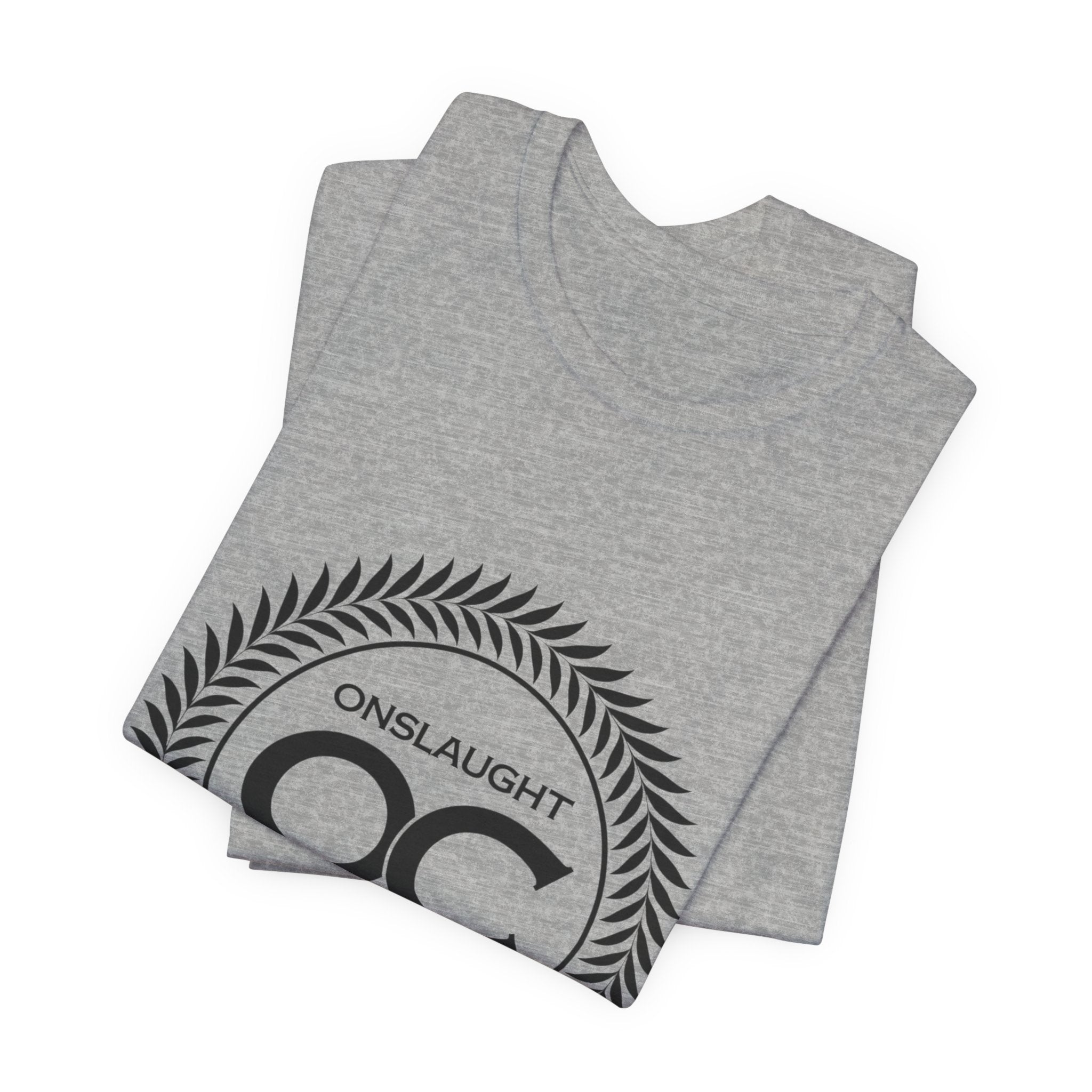 Onslaught Committee OC Logo T-Shirt — Minimalist Laurel Crest Tee
