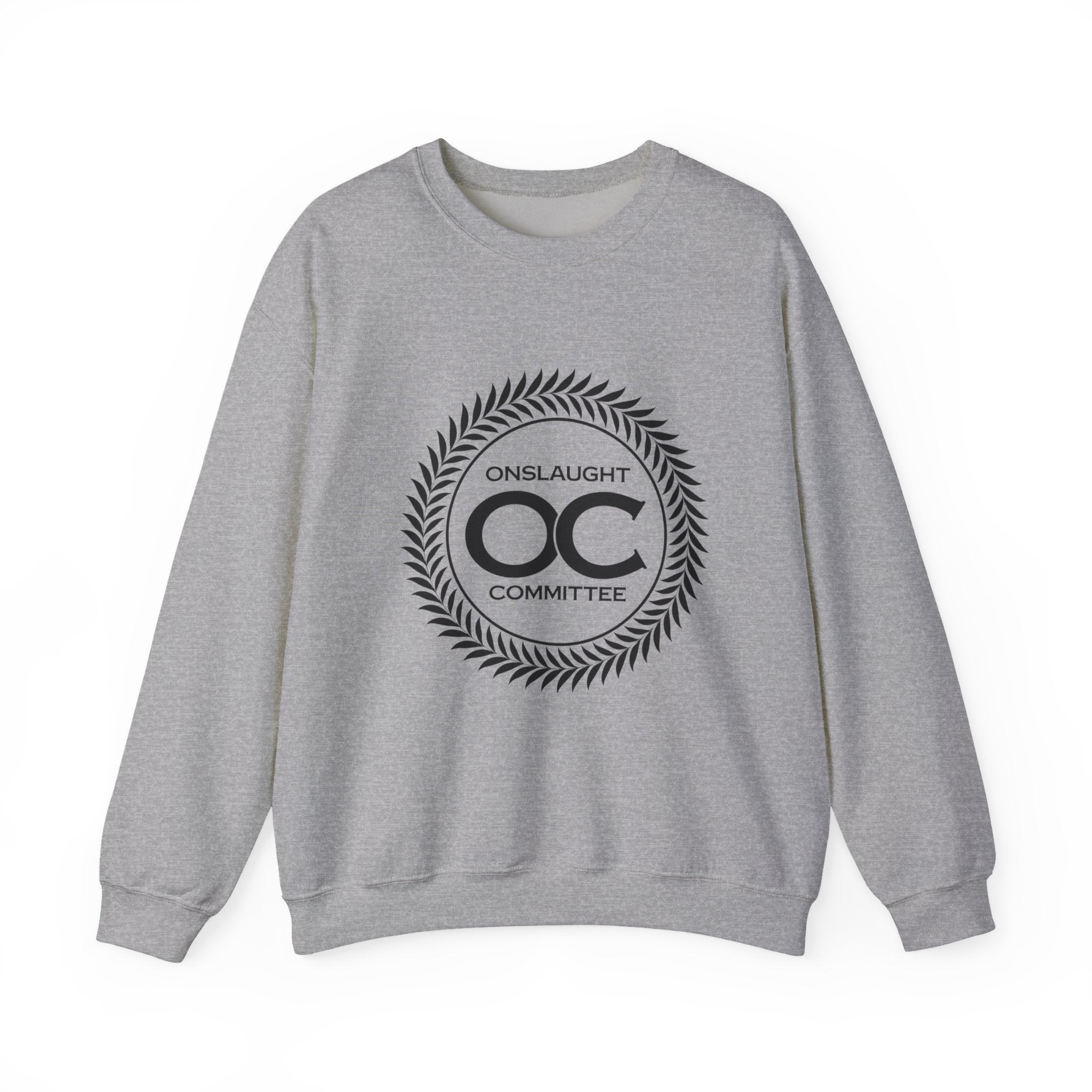 Crewneck Sweatshirt — Onslaught Committee OC Laurel Logo