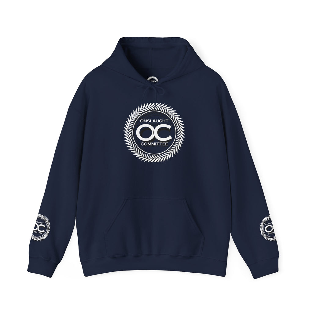 Onslaught Committee OC Logo Hoodie - Laurel Crest Graphic Sweatshirt