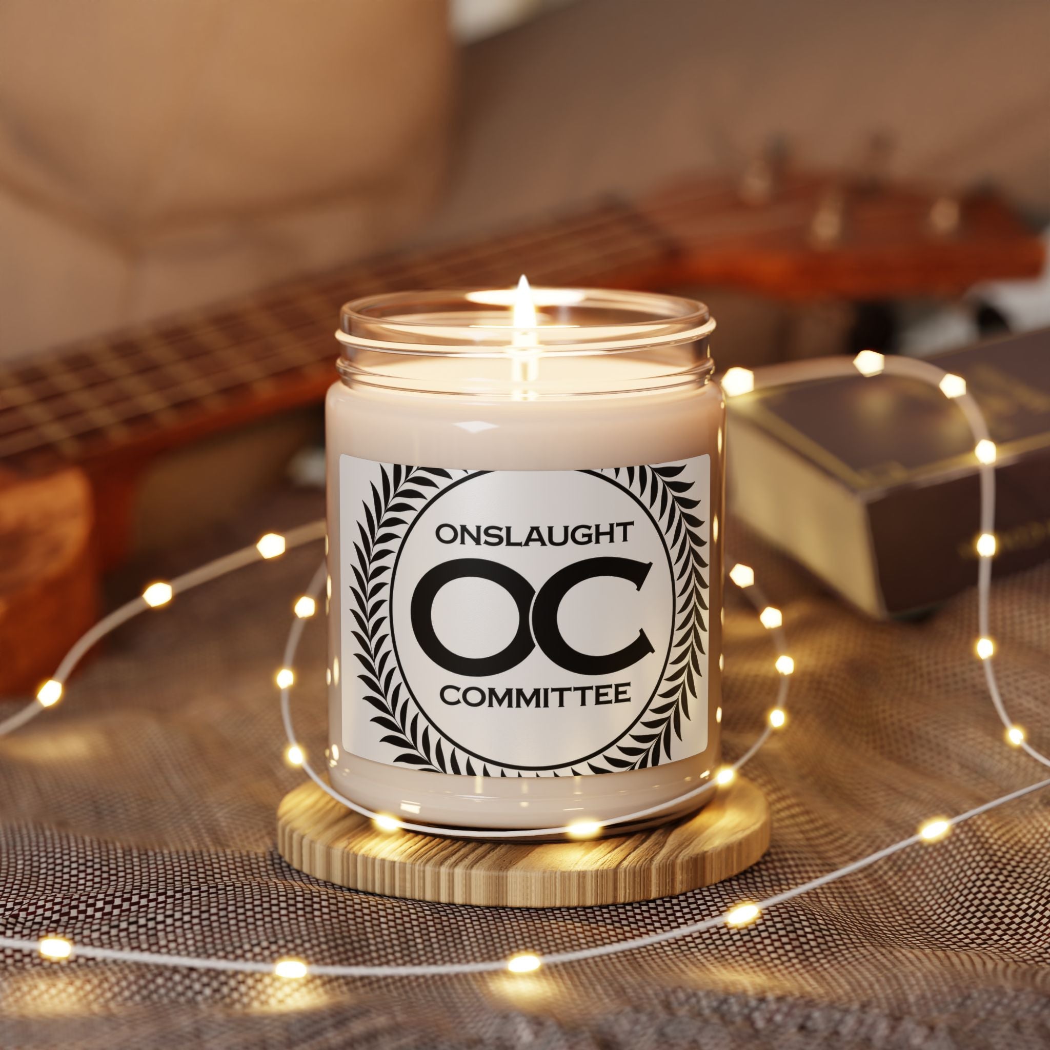 Onslaught Committee OC Logo Soy Candle — 9oz Scented Jar