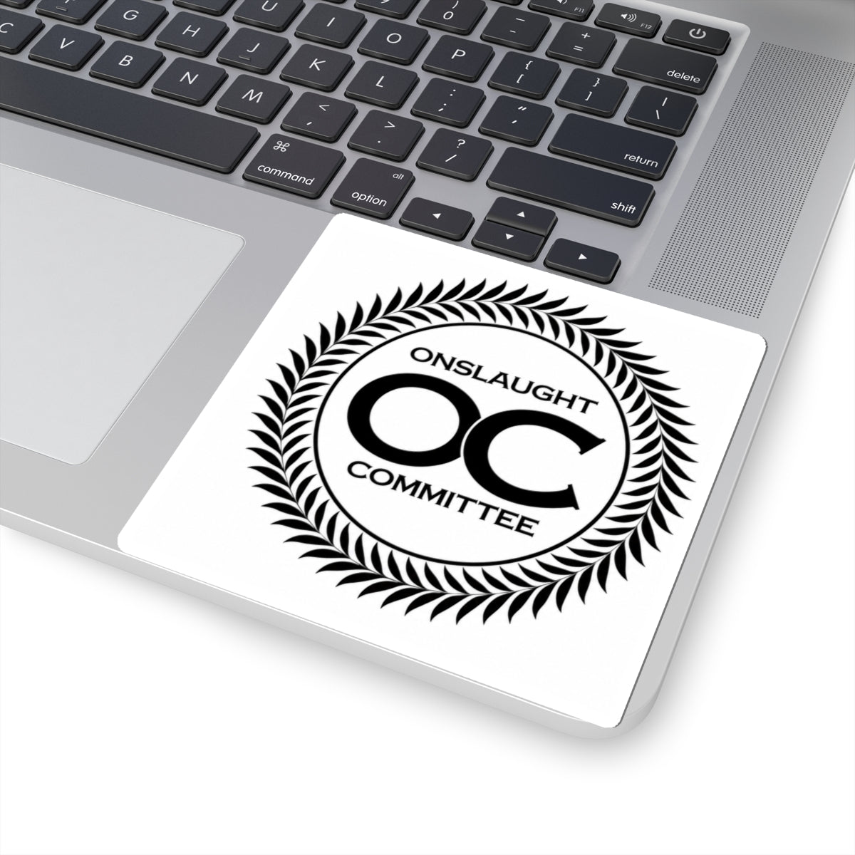 Onslaught Committee OC Logo Sticker — Kiss-Cut Vinyl Logo Decal
