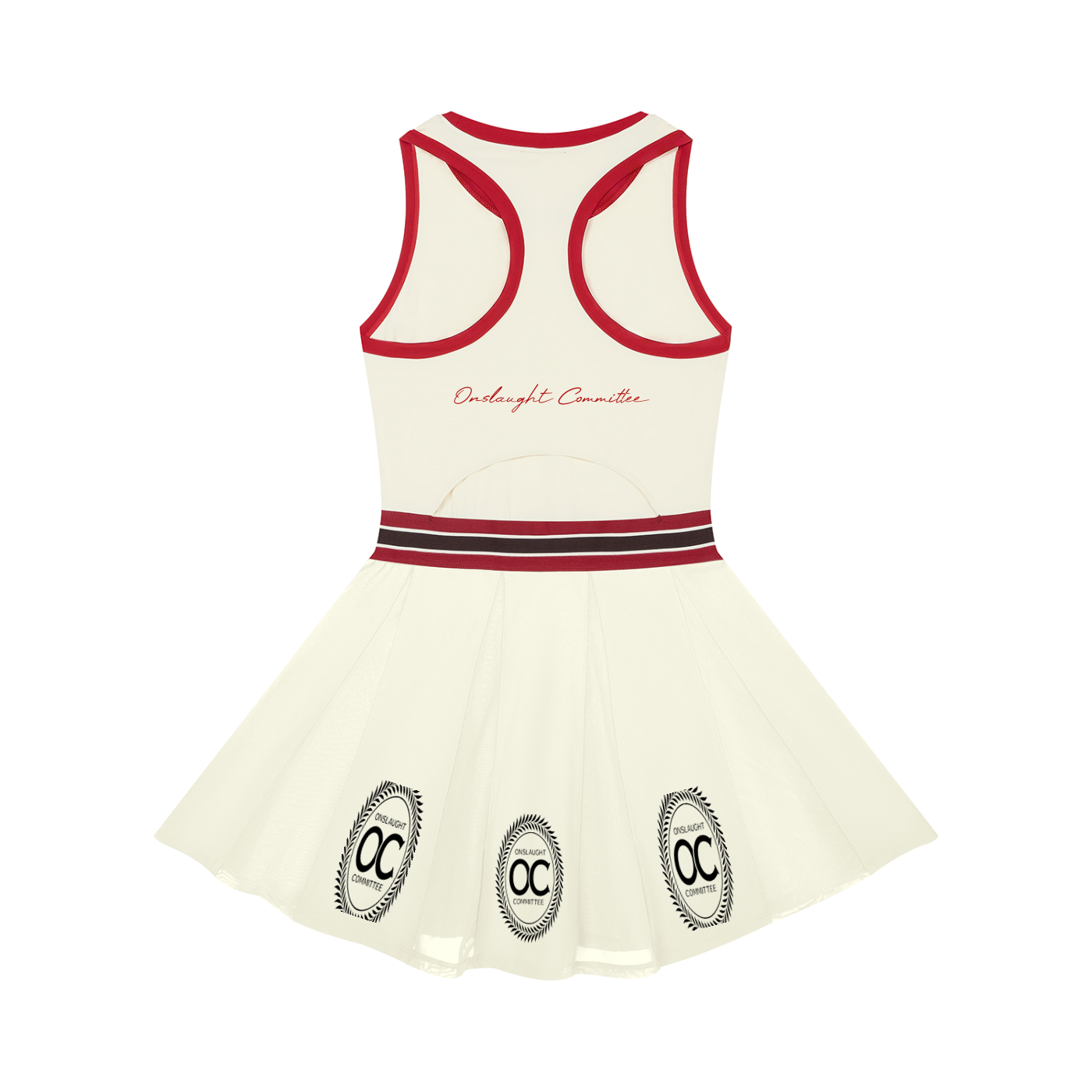 Women's Color Block A-Line Sleeveless Dress