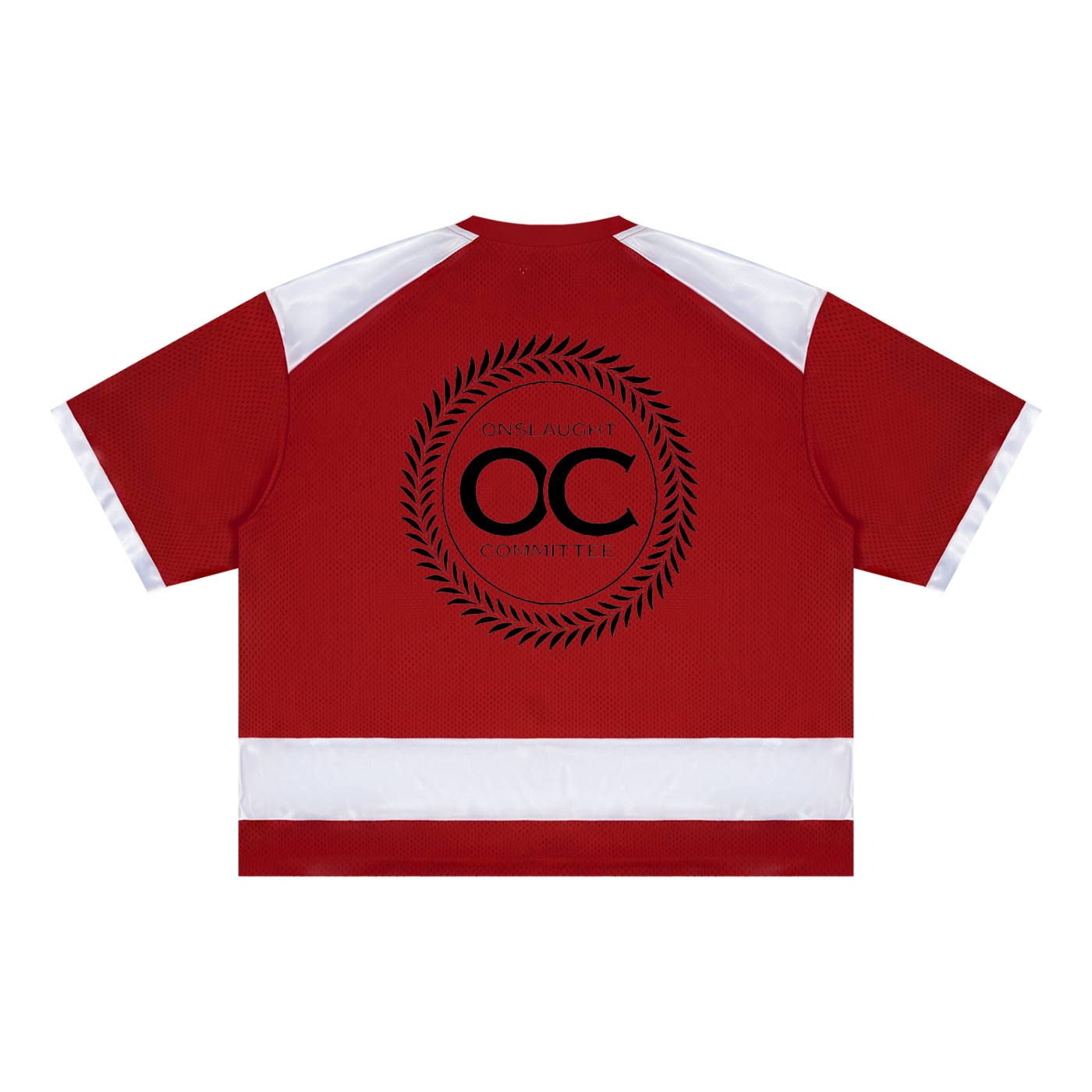 Unisex Raglan Sleeve Mesh Boxy T-Shirt