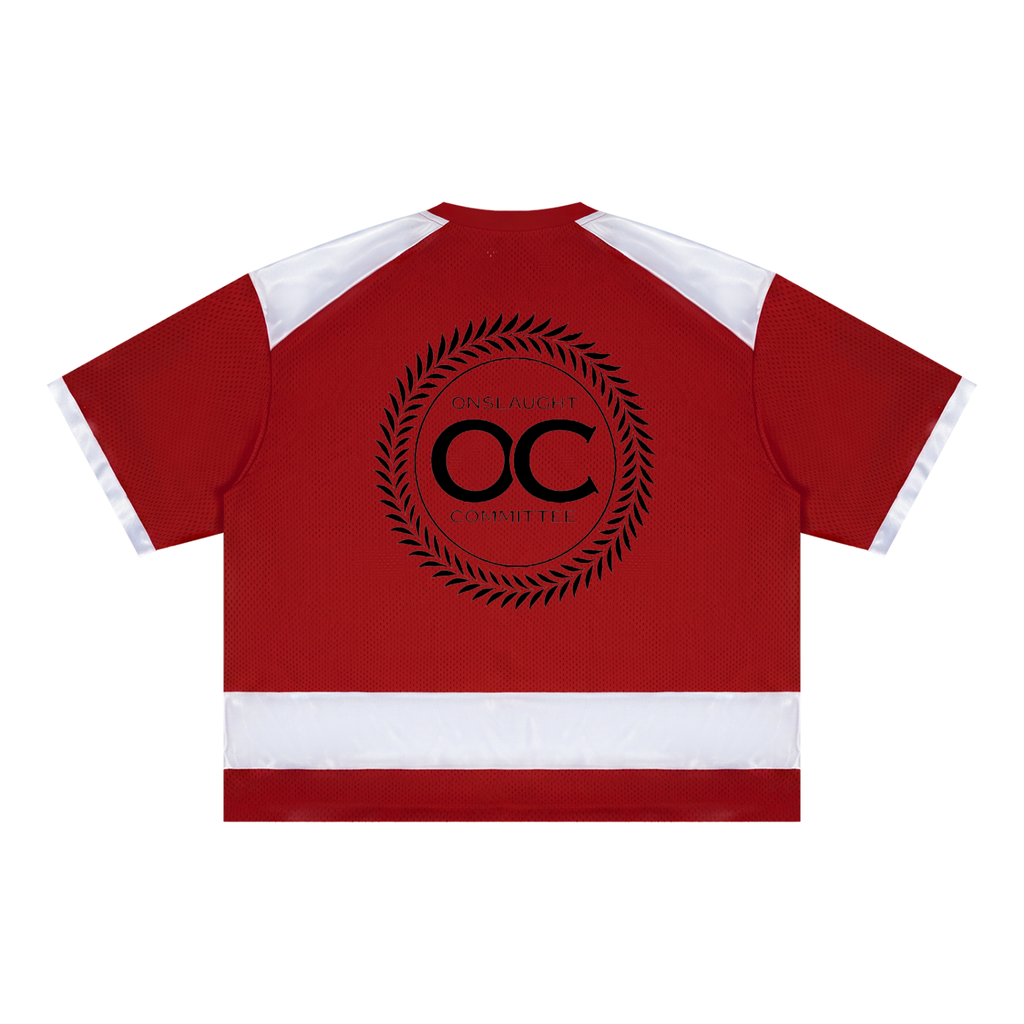 Unisex Raglan Sleeve Mesh Boxy T-Shirt