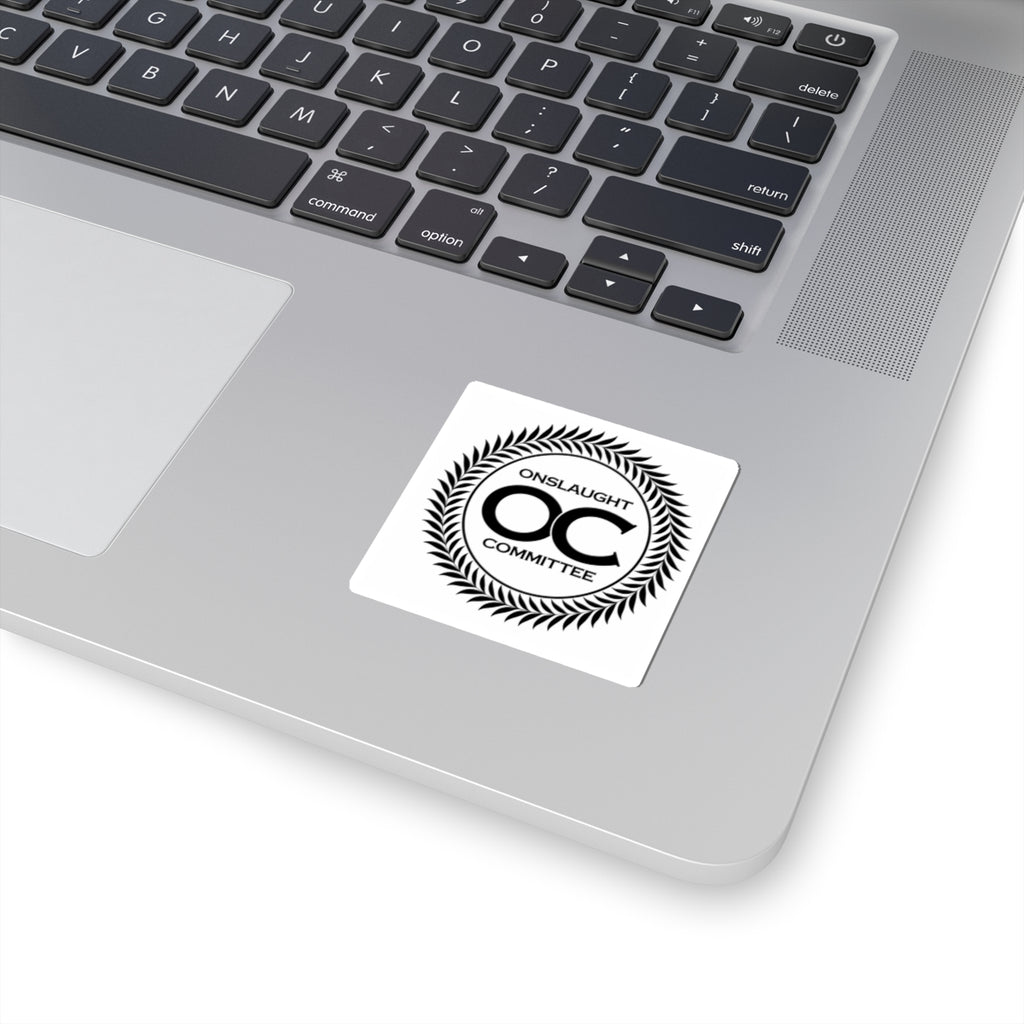 Onslaught Committee OC Logo Sticker — Kiss-Cut Vinyl Logo Decal