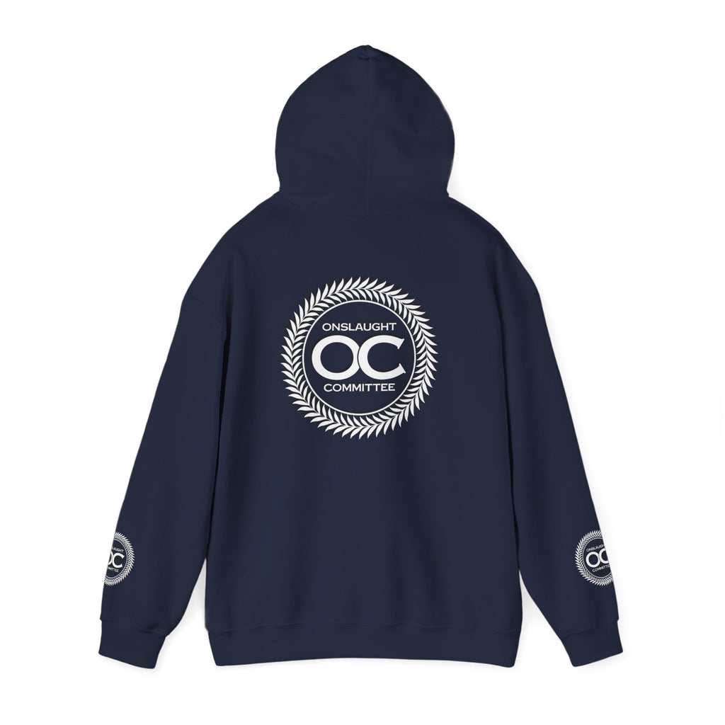 Onslaught Committee OC Logo Hoodie - Laurel Crest Graphic Sweatshirt