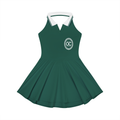 Women's Collared Halter A-Line Tennis Dress