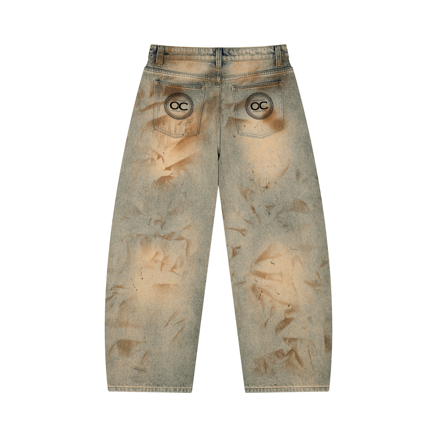 Men’s Vintage Wash Barrel Leg Jeans