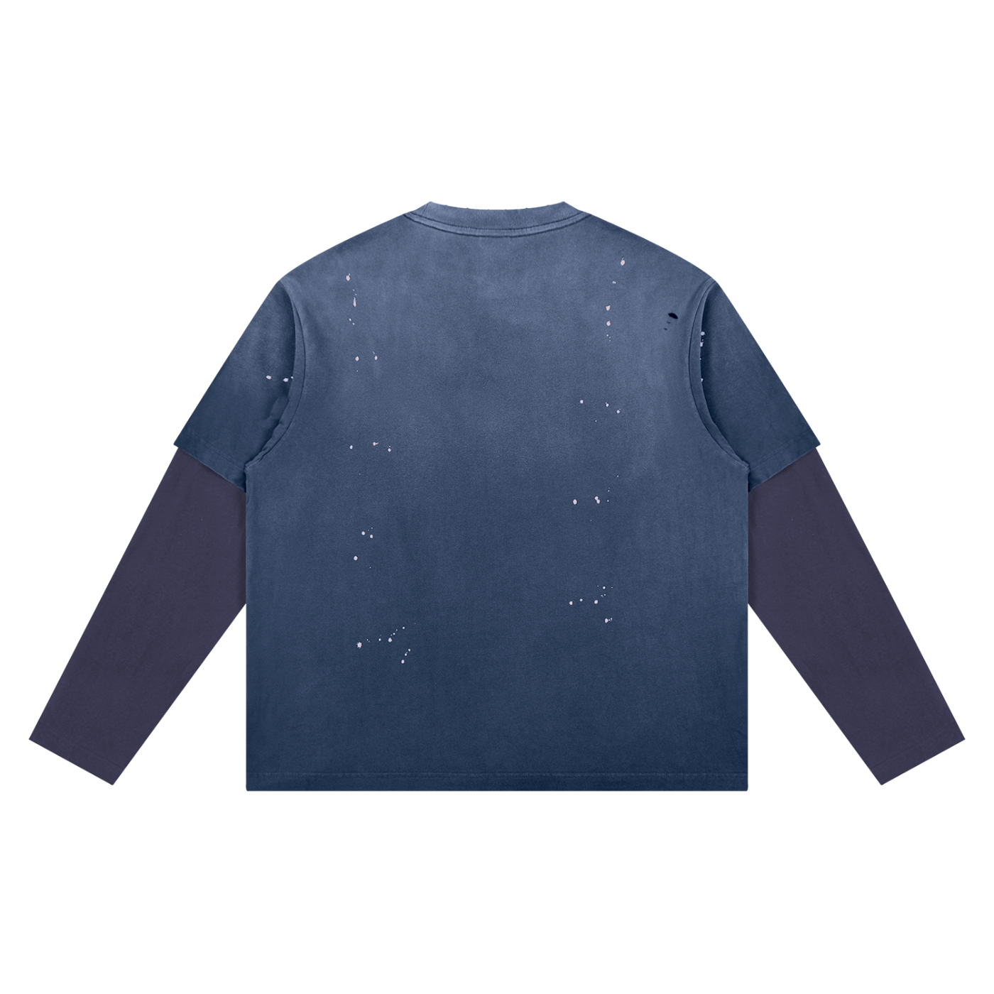Unisex Vintage Wash Distressed Layer T-Shirt