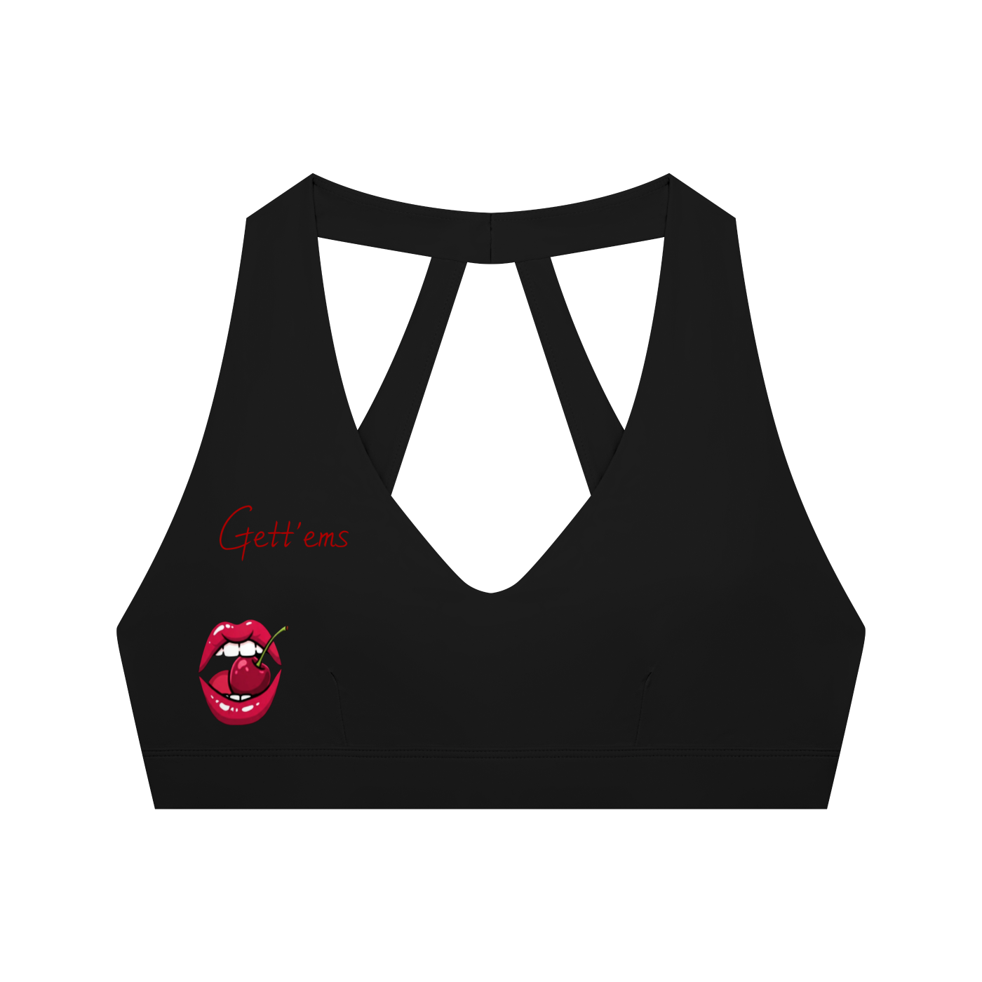 Women's Halter Cropped Sports Bra