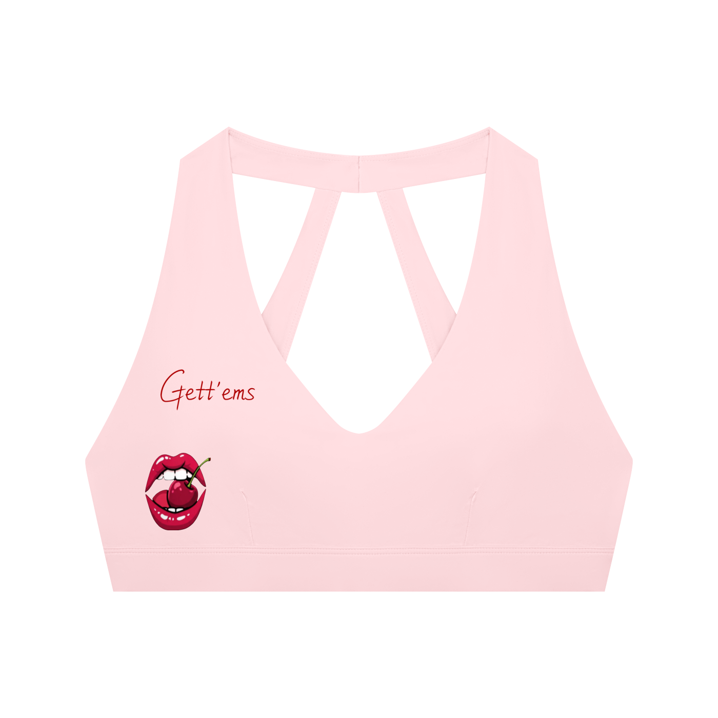 Women's Halter Cropped Sports Bra