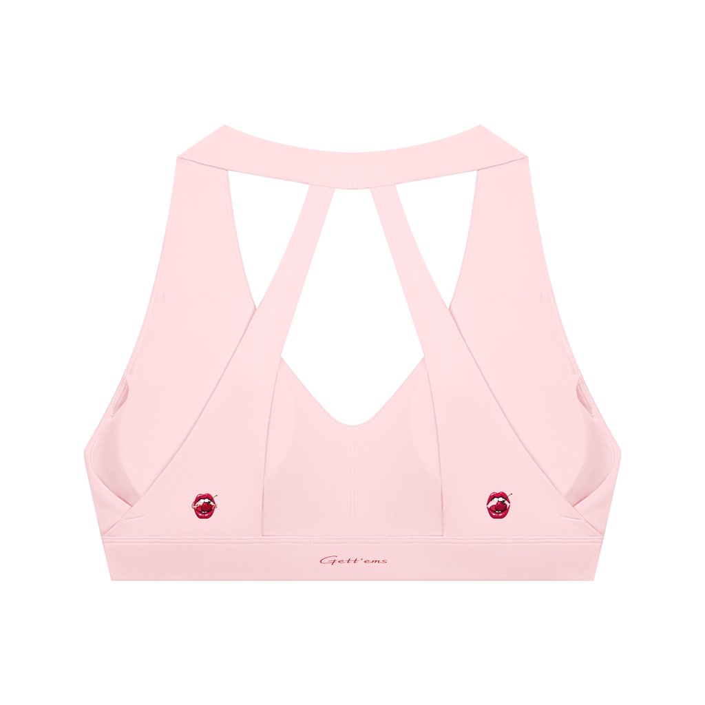 Women's Halter Cropped Sports Bra