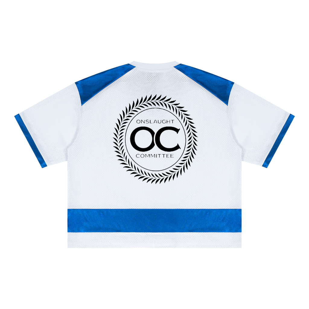 Unisex Raglan Sleeve Mesh Boxy T-Shirt