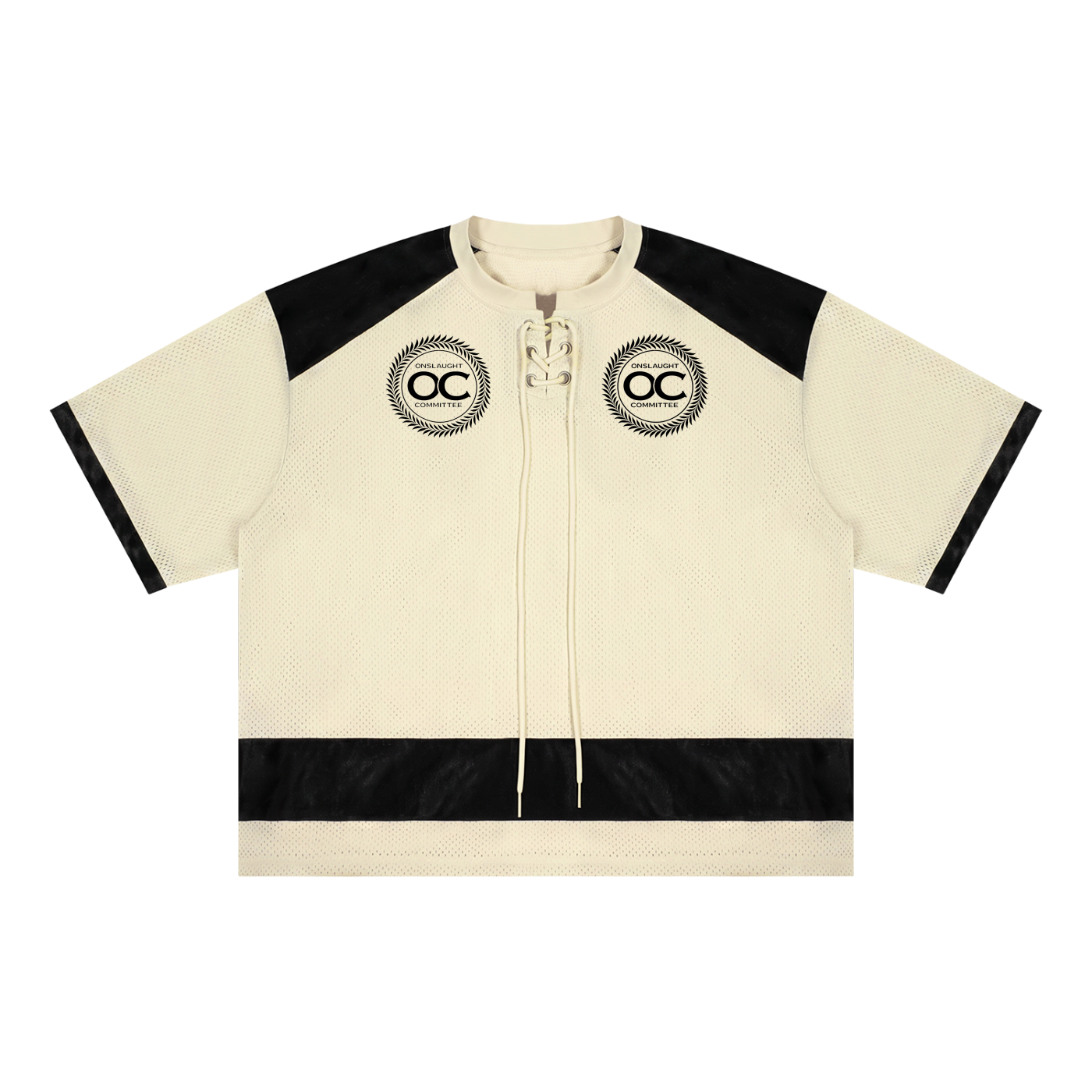 Unisex Raglan Sleeve Mesh Boxy T-Shirt