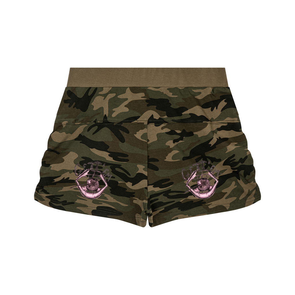 Women's Slim Camo Shorts