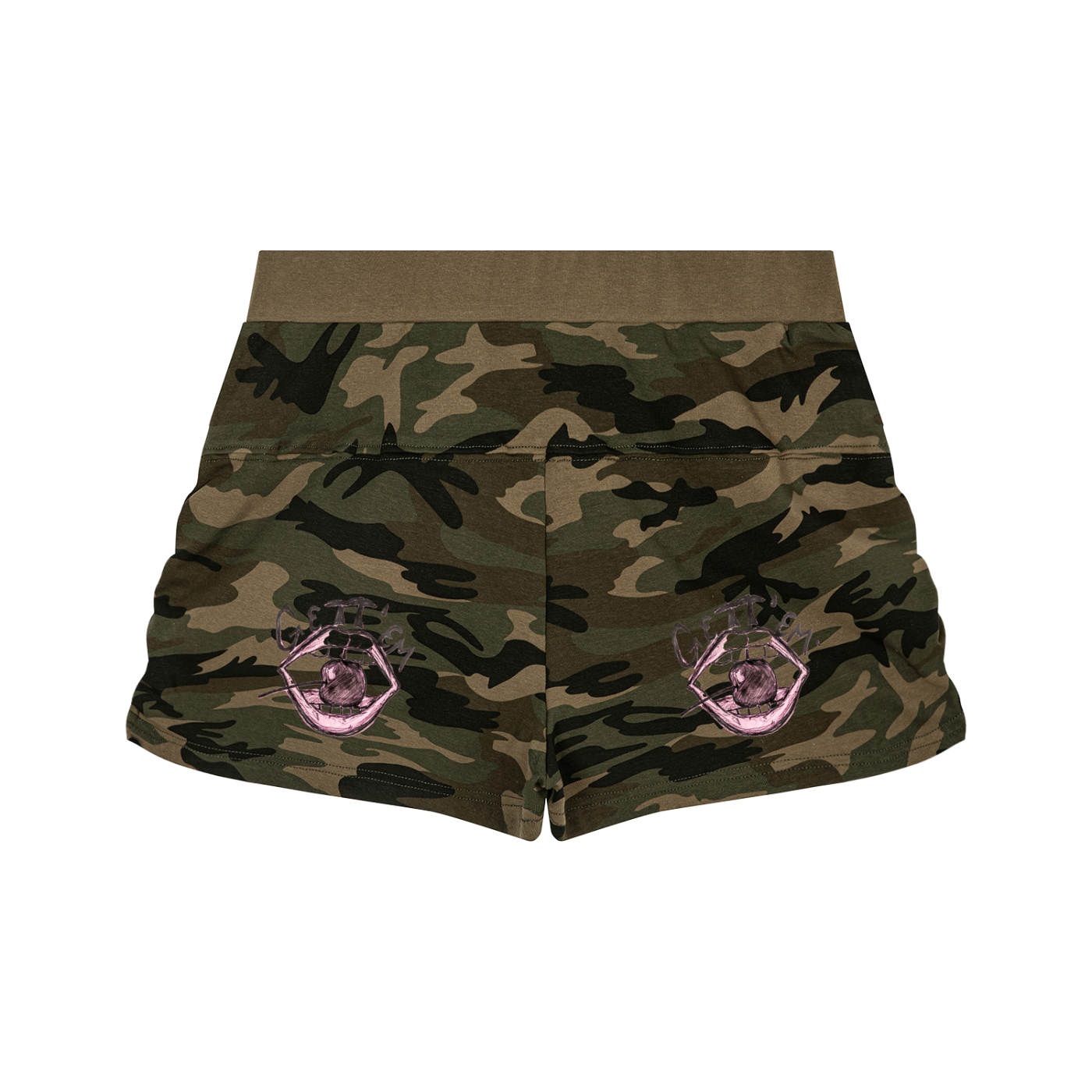 Women's Slim Camo Shorts