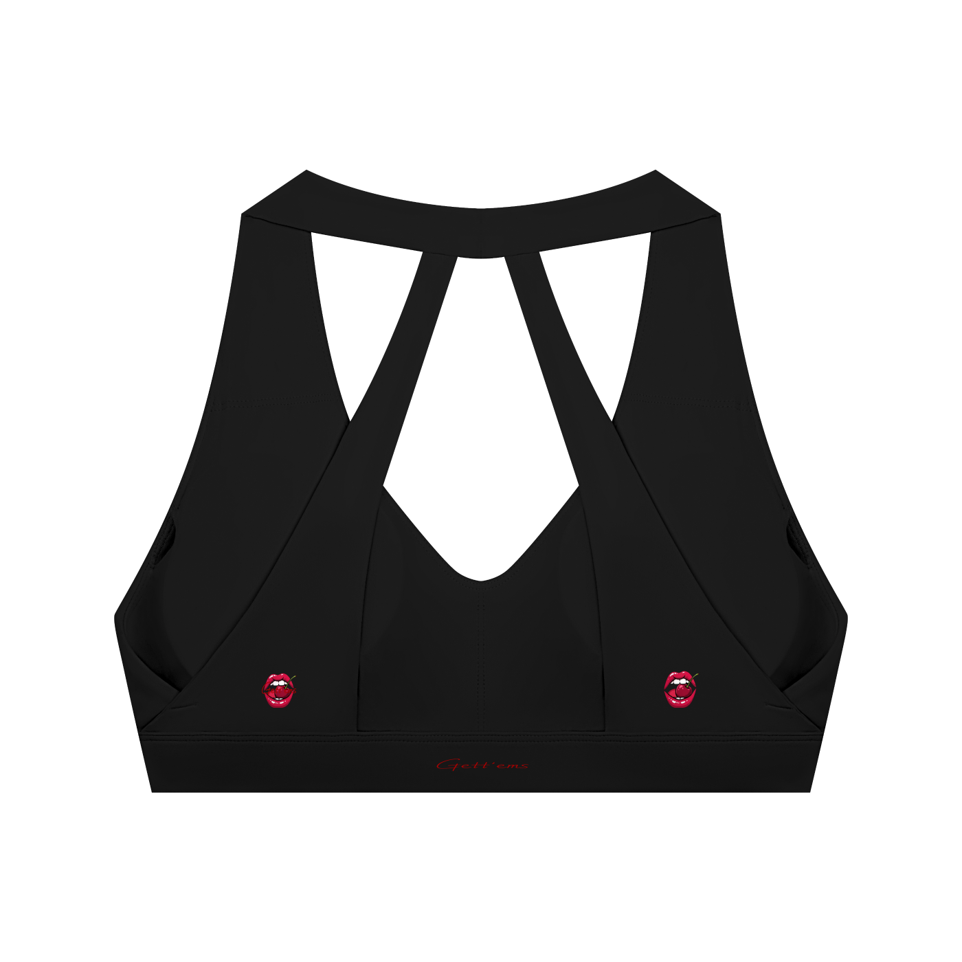 Women's Halter Cropped Sports Bra